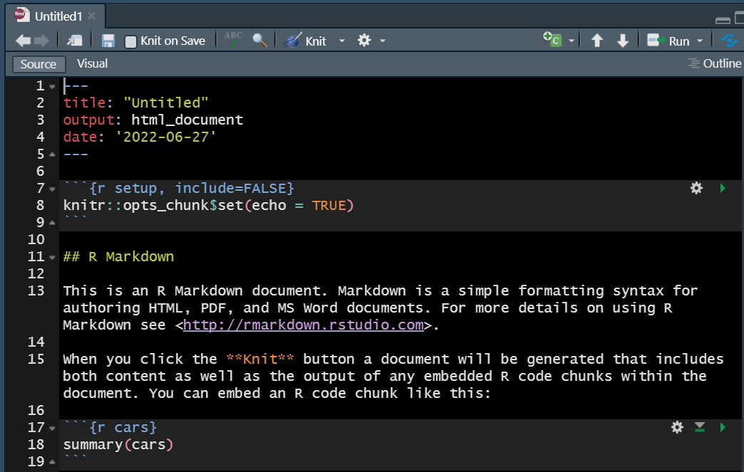 default source markdown editor